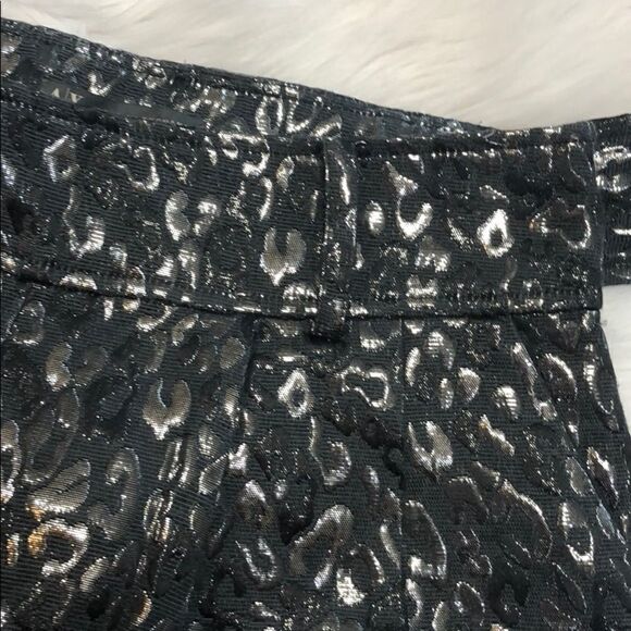 ARMANI exchange metallic animal print shorts sz 4 - Picture 12 of 14